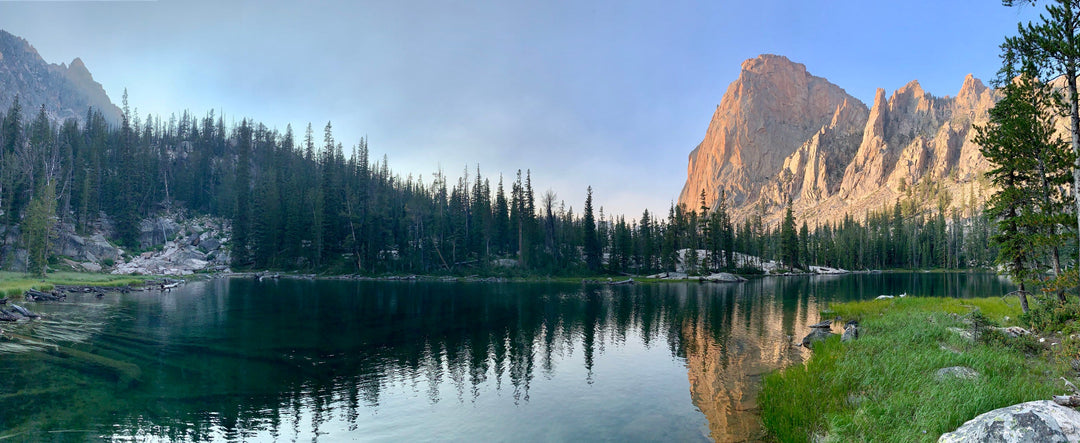 Photo of Saddleback Lake in the Sawtooth Wilderness of Idaho