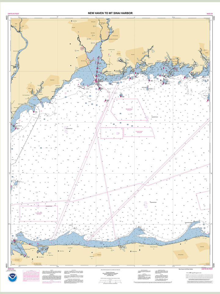 Official NOAA nautical chart 12363 – Throgs Neck to Eatons Neck.