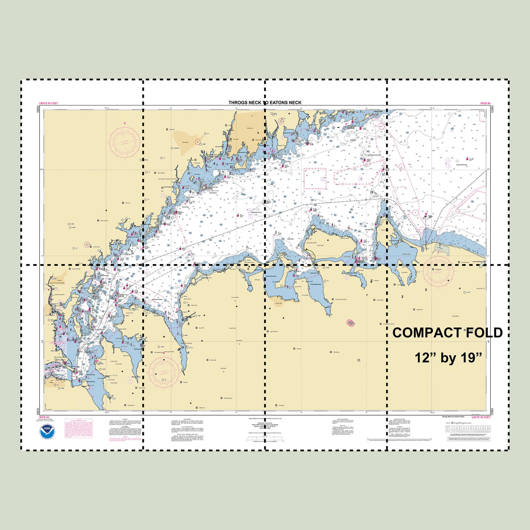 Official NOAA nautical chart 12363 – Throgs Neck to Eatons Neck.