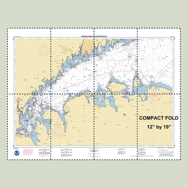 Official NOAA nautical chart 12363 – Throgs Neck to Eatons Neck.