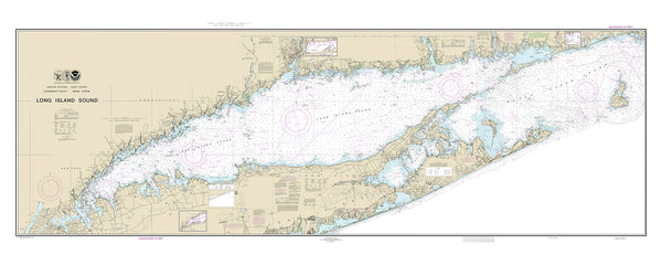 Long Island Sound Wall Map