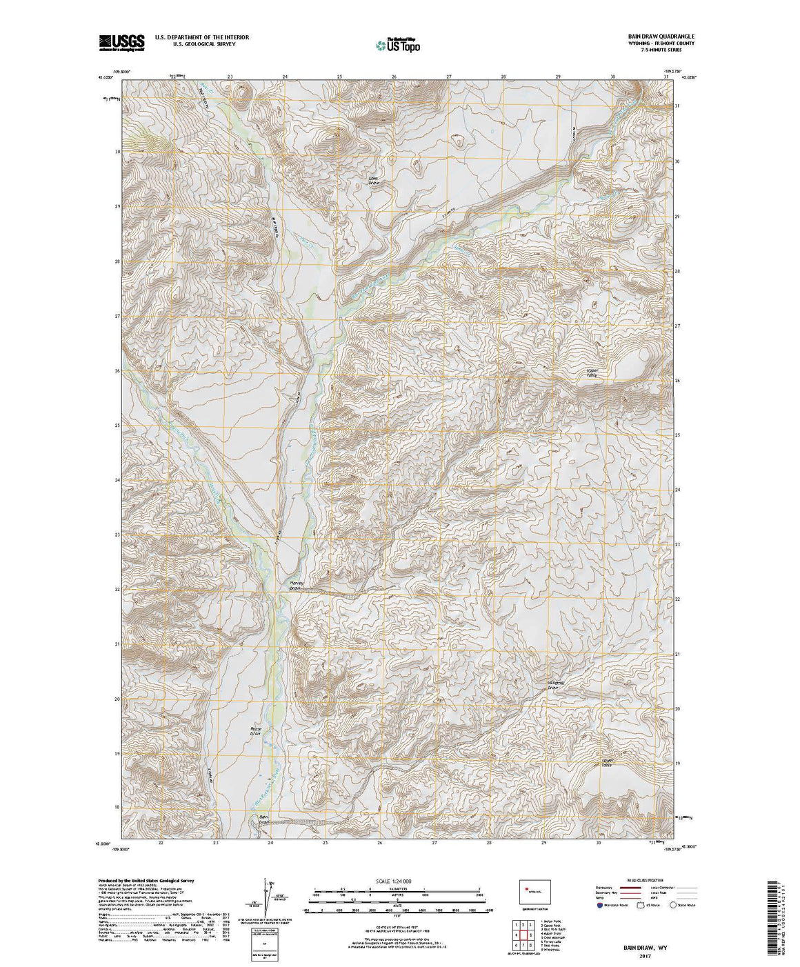 Bain Draw, WY