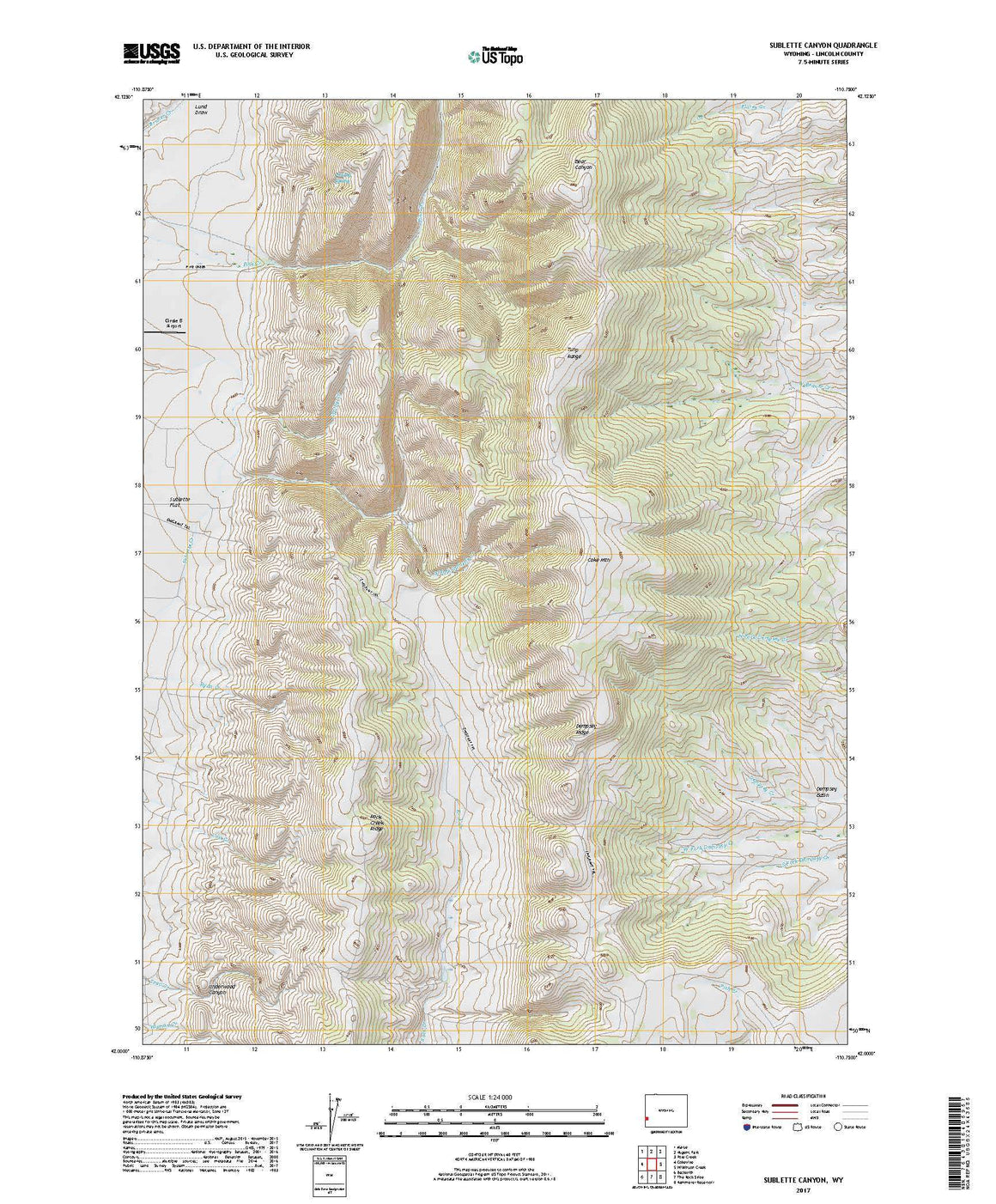 Sublette Canyon, WY