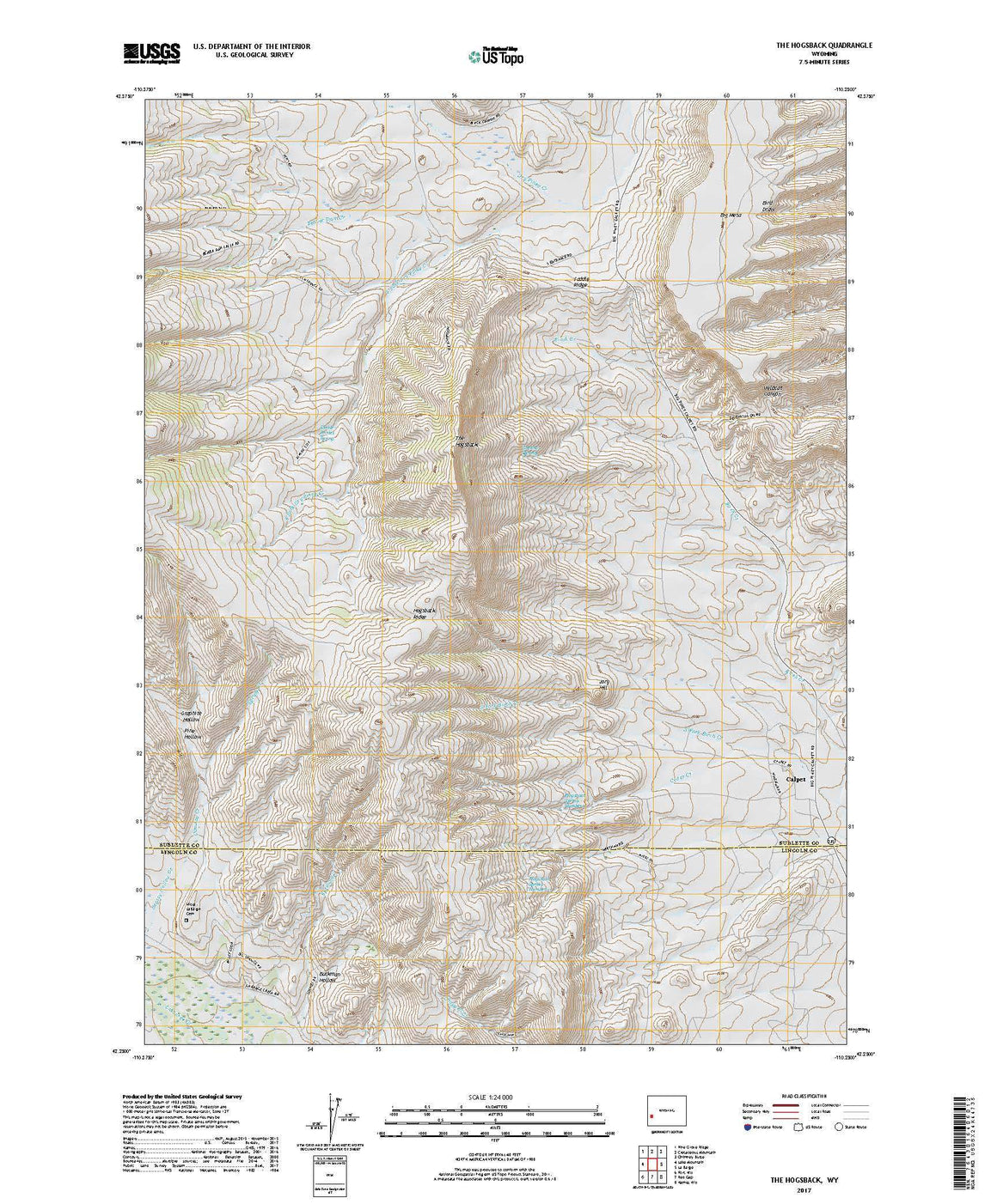 The Hogsback, WY