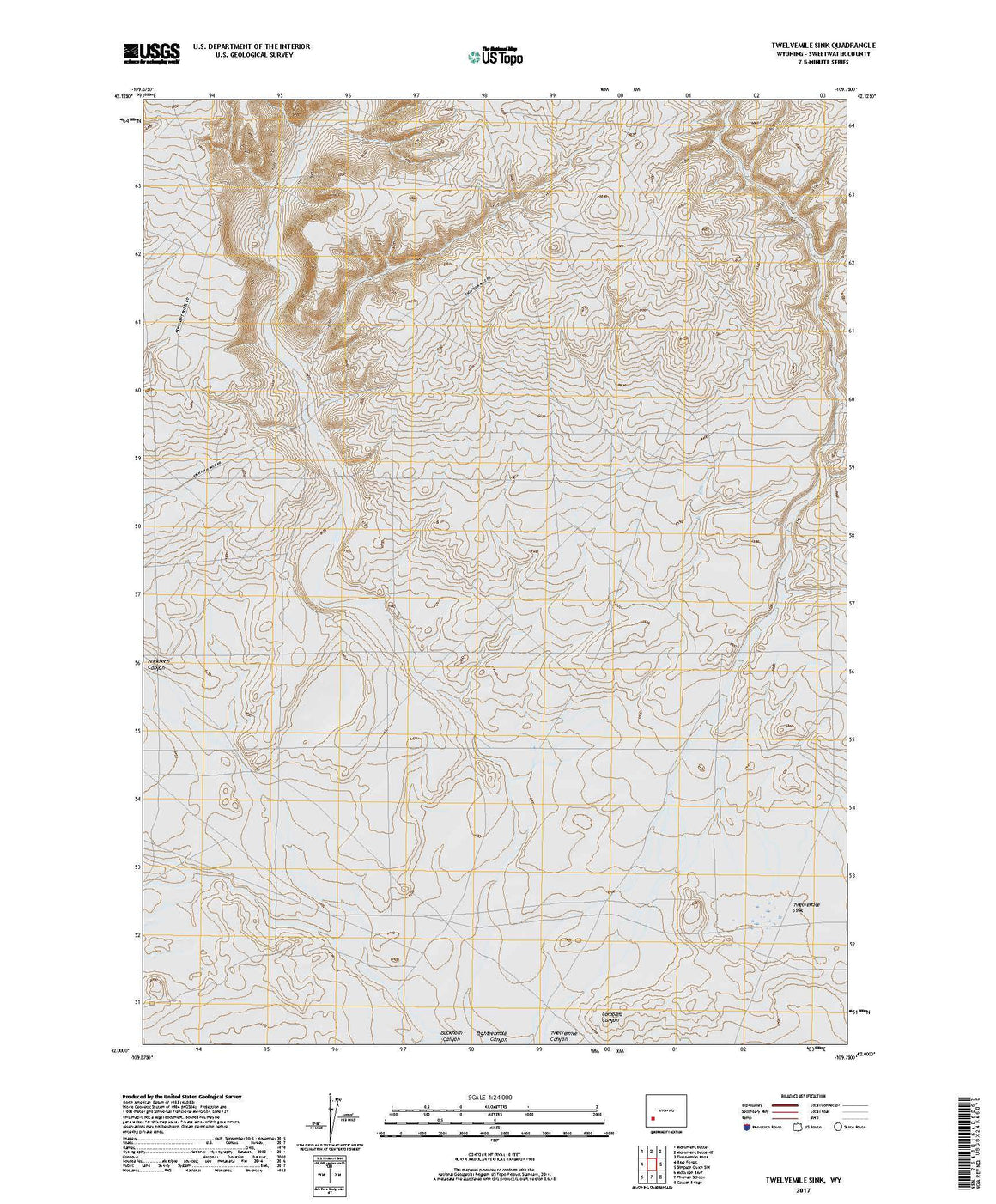 Twelvemile Sink, WY