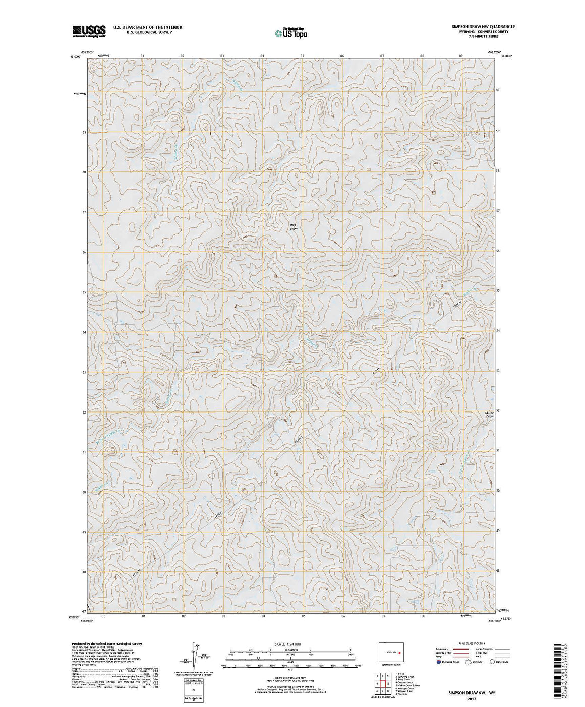 Simpson Draw NW, WY