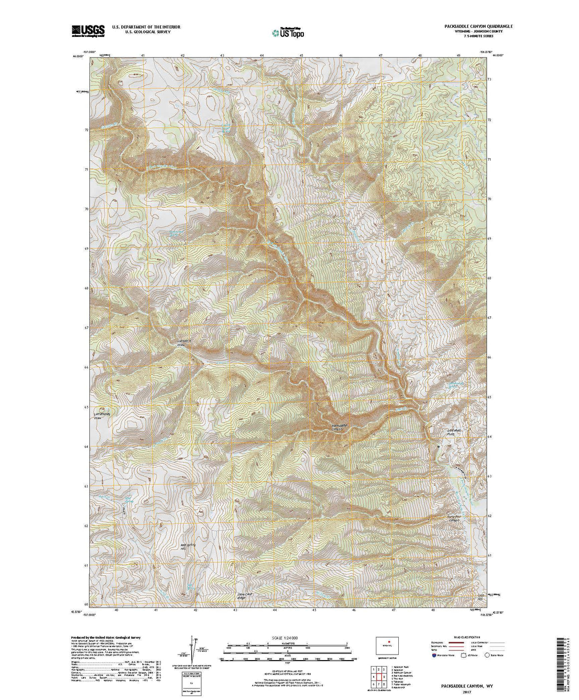 Packsaddle Canyon, WY