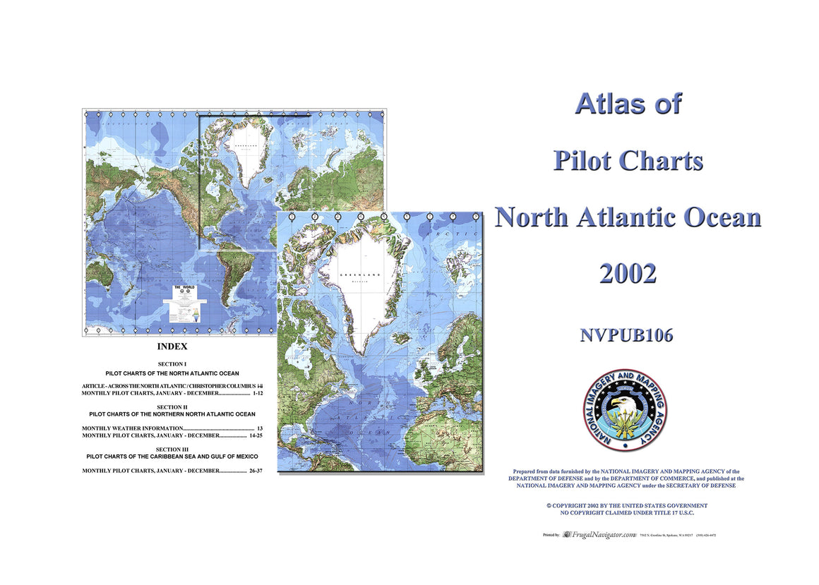 Atlas of Pilot Charts: North Atlantic Ocean