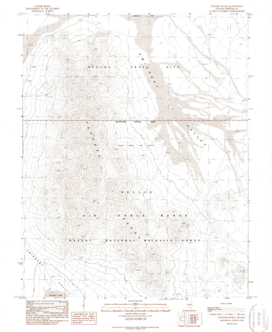 Papoose Range, NV