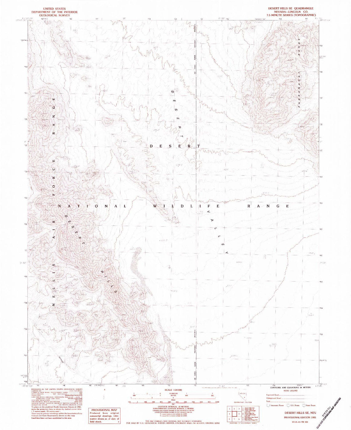 Desert Hills SE, NV
