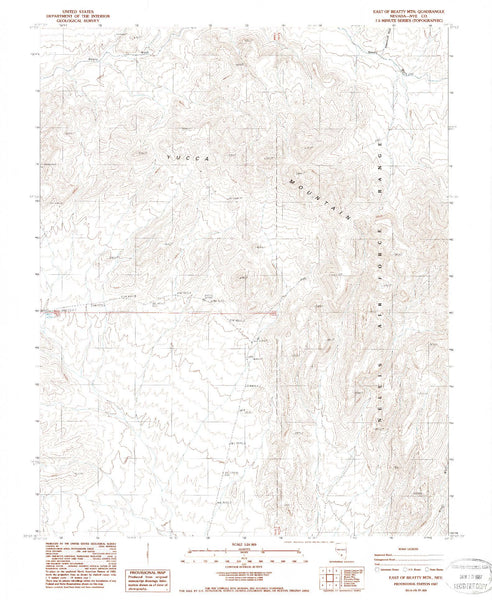 East of Beatty Mtn, NV