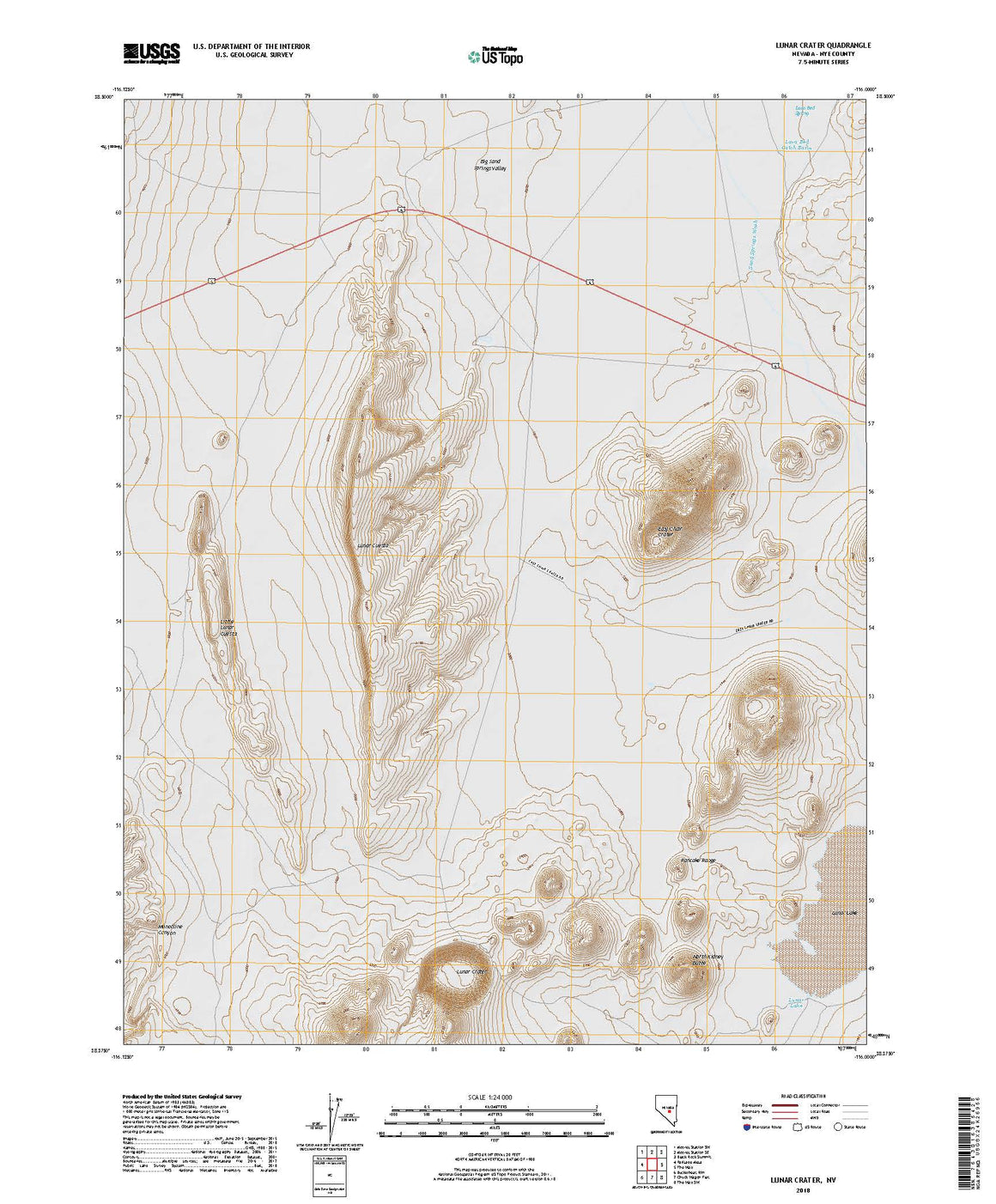 Lunar Crater, NV