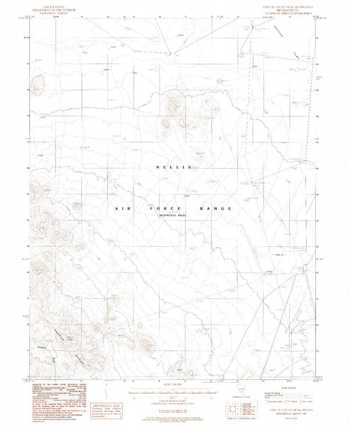 East of Cactus Peak, NV