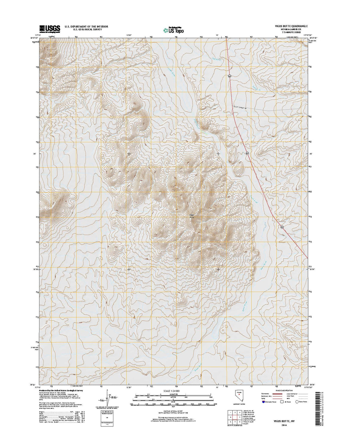 Vigus Butte, NV