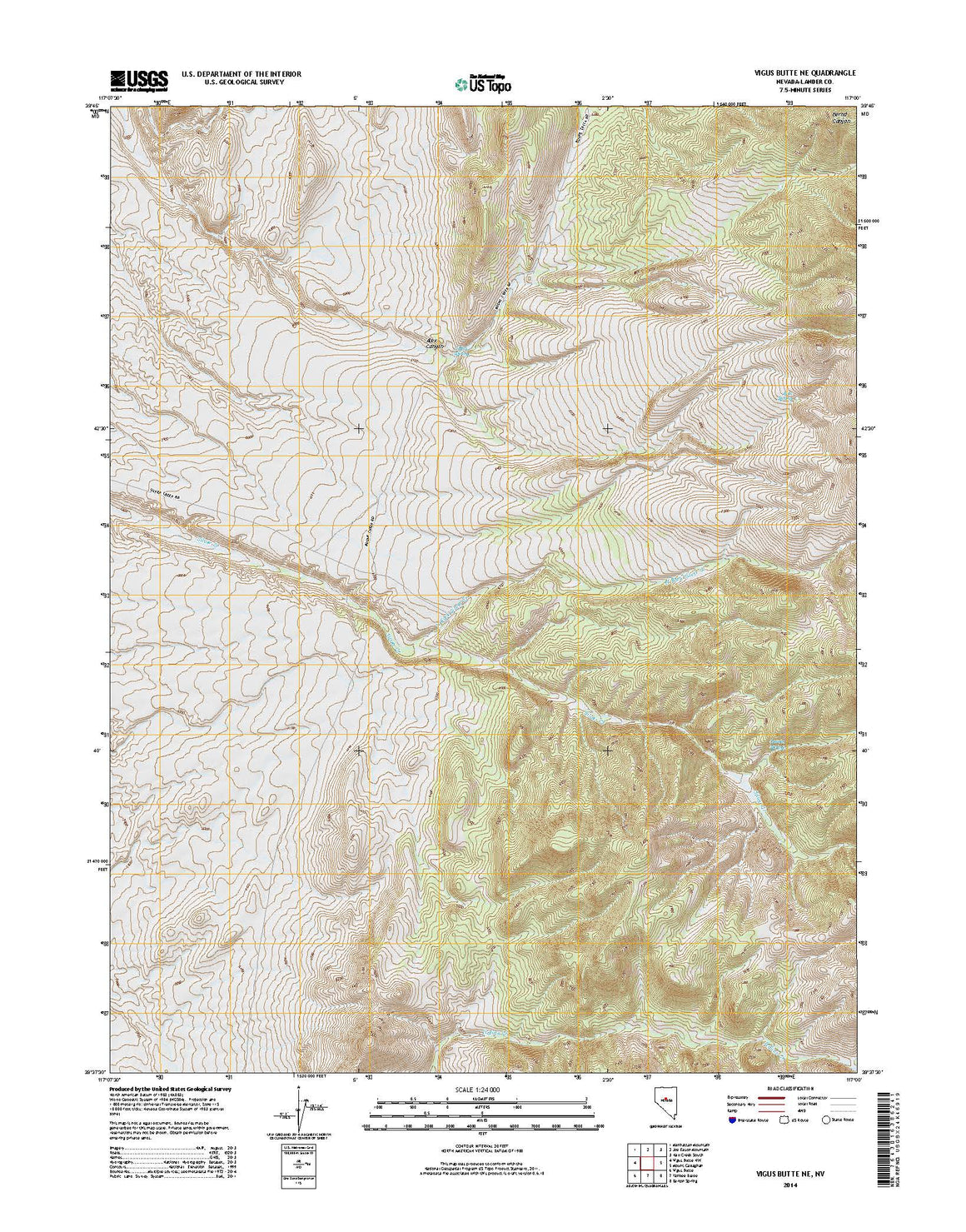 Vigus Butte NE, NV