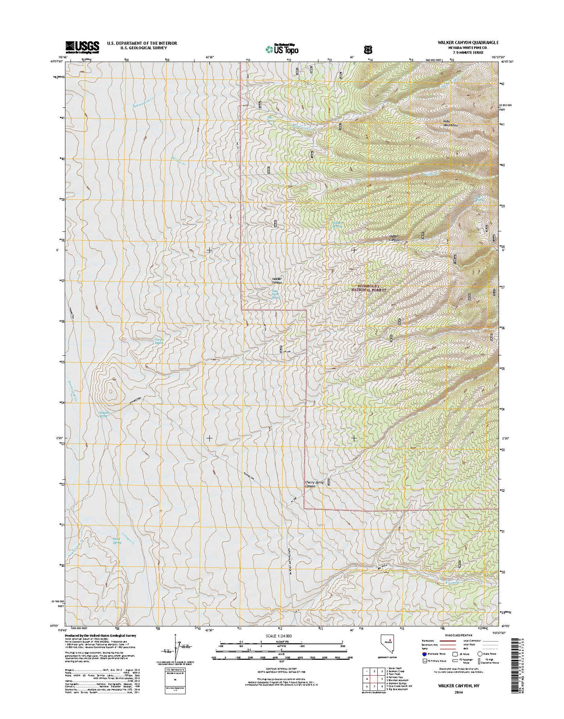 Walker Canyon, NV