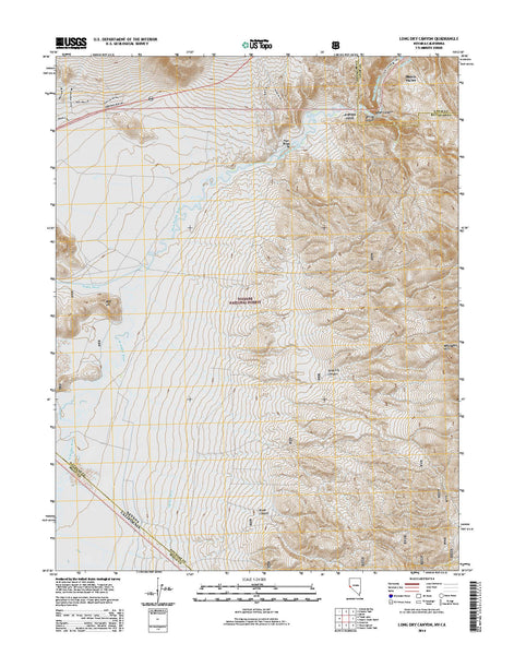 Long Dry Canyon, NV-CA