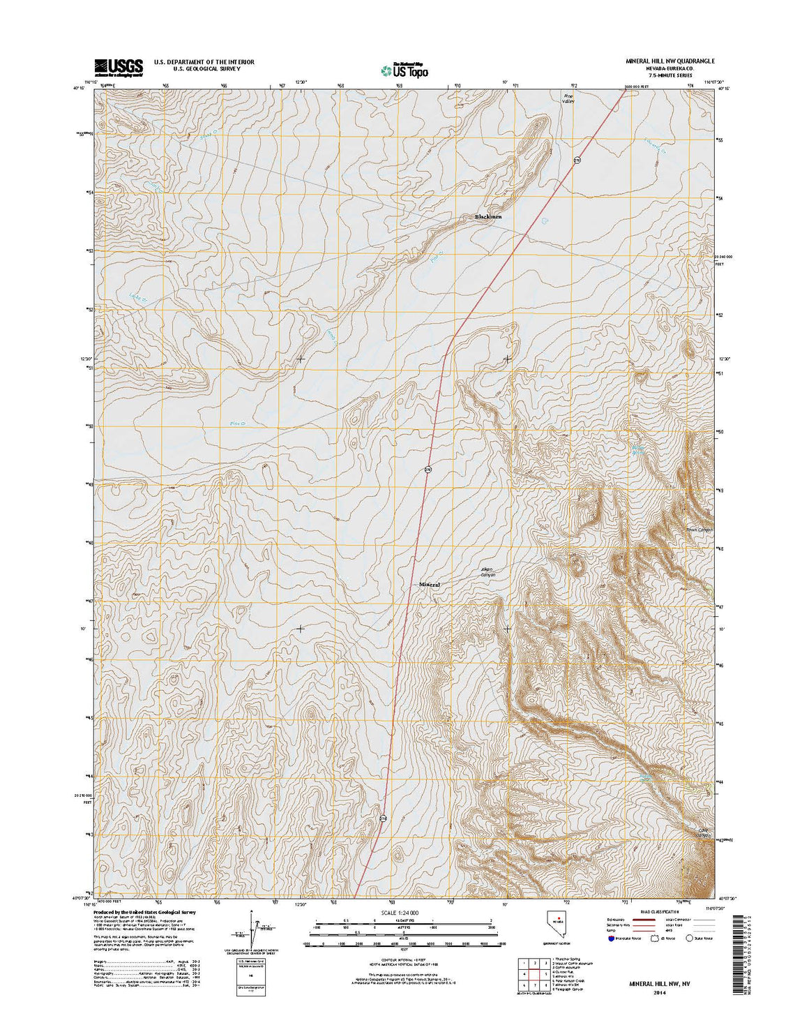 Mineral Hill NW, NV