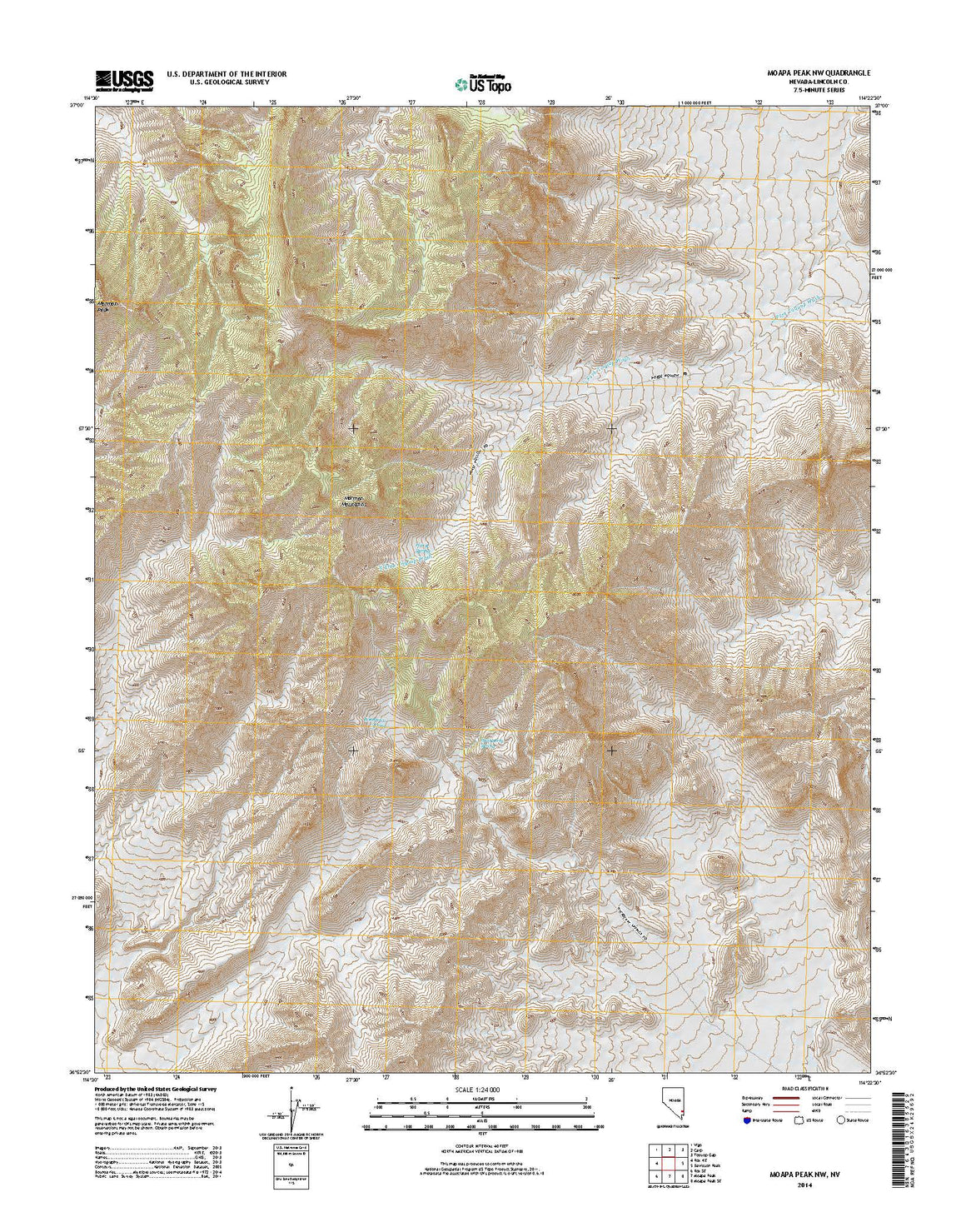 Moapa Peak NW, NV