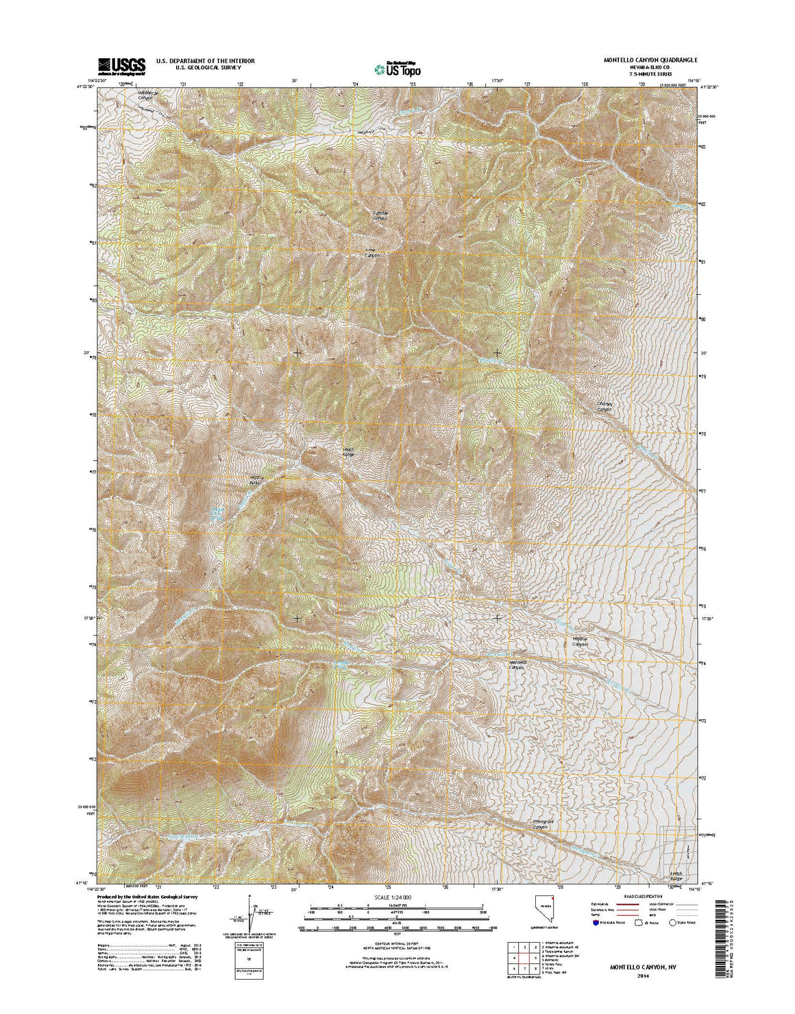 Montello Canyon, NV