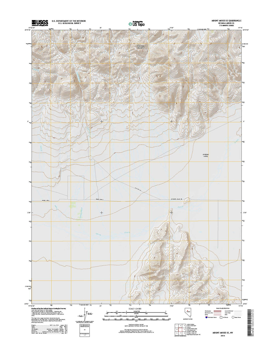 Mount Moses SE, NV