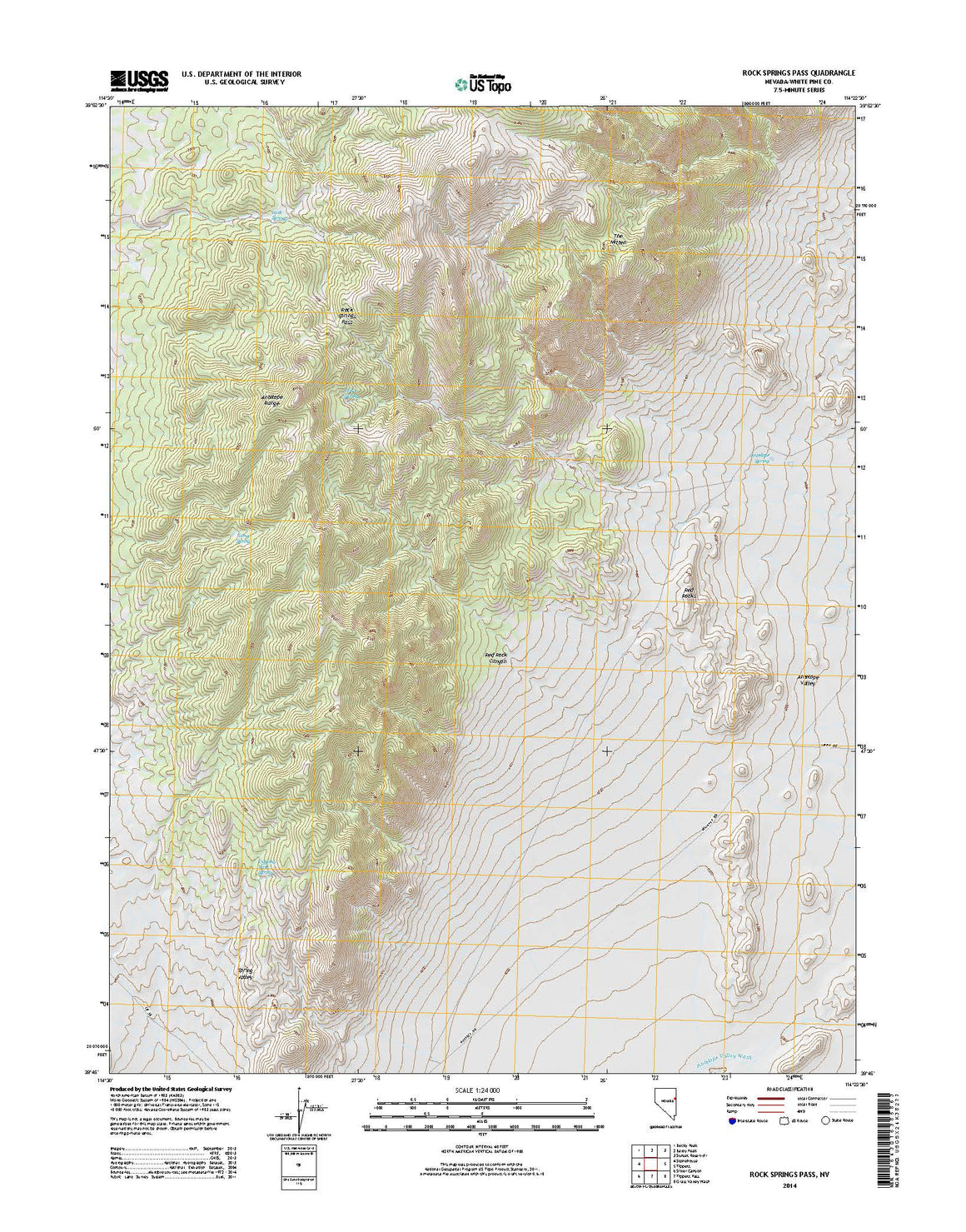 Rock Springs Pass, NV