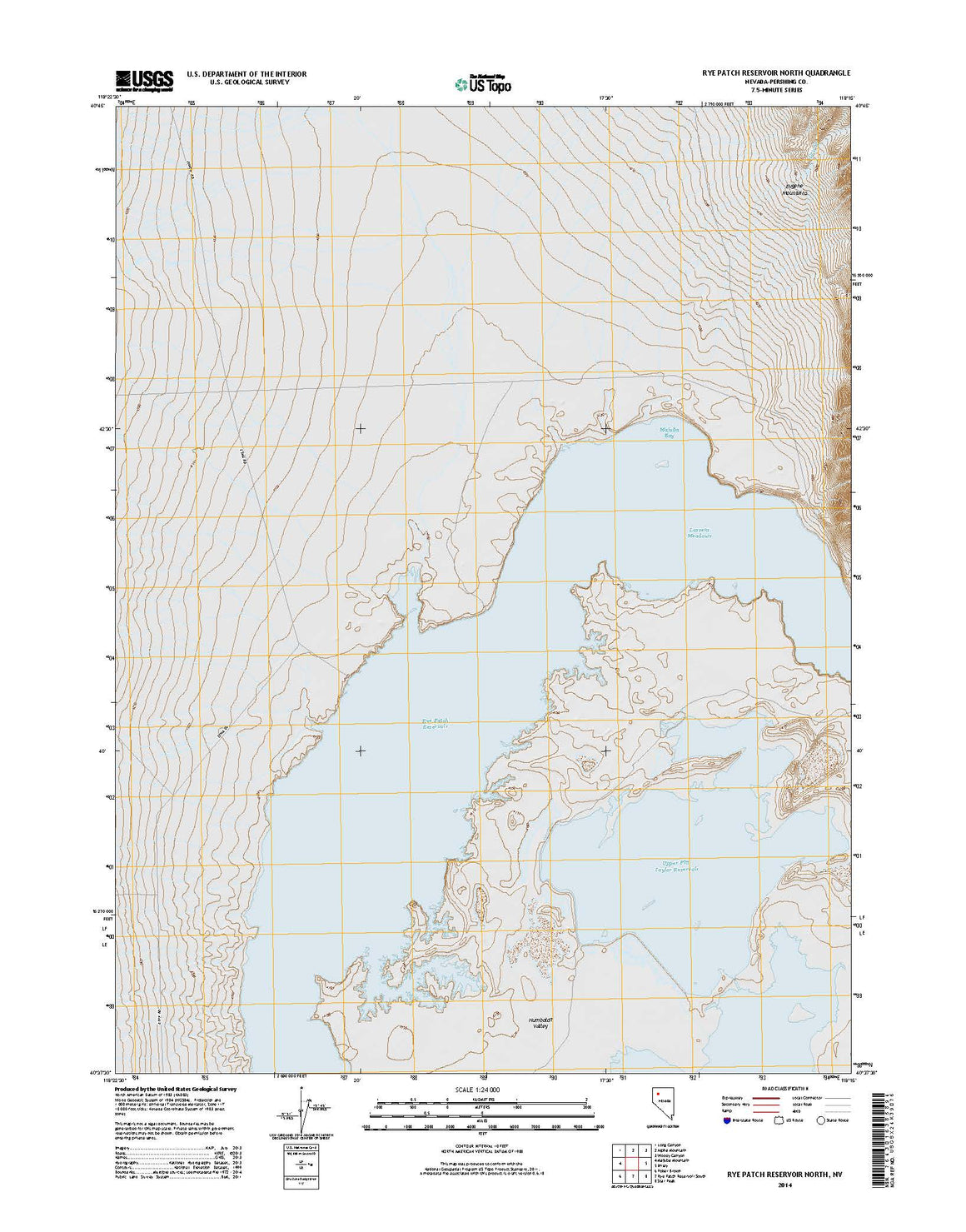 Rye Patch Reservoir North, NV