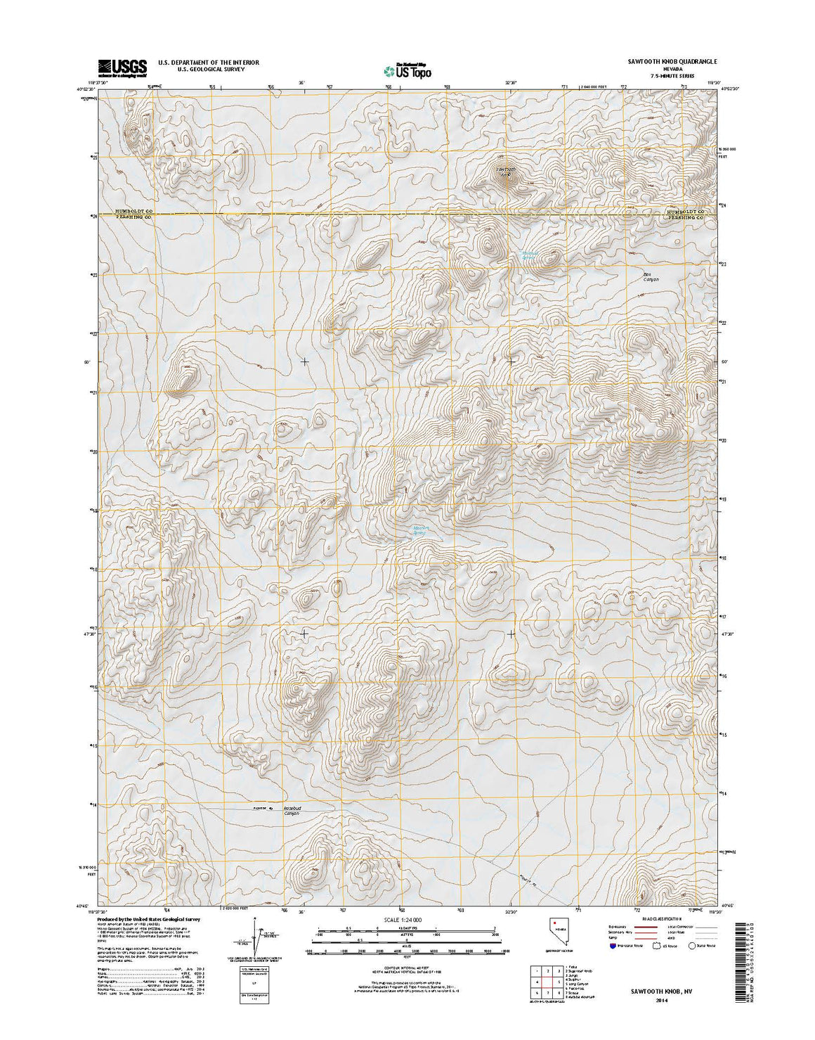 Sawtooth Knob, NV