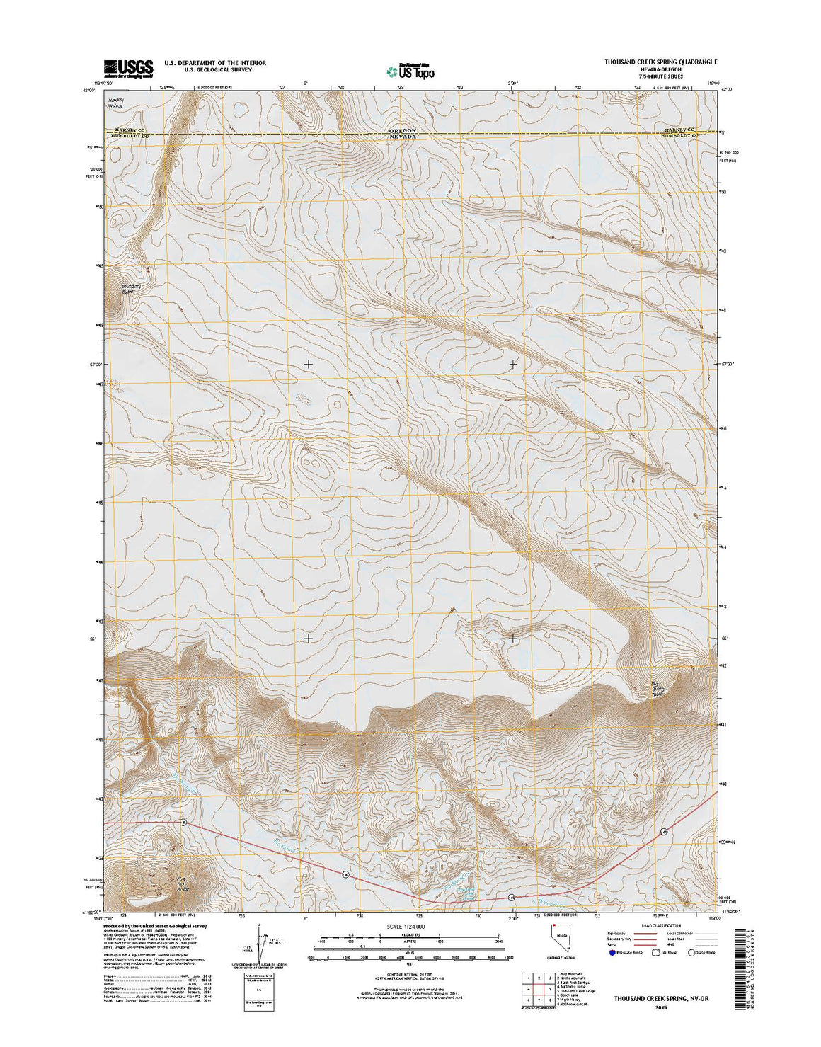 Thousand Creek Spring, NV-OR