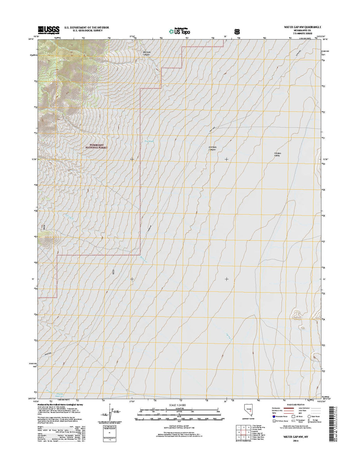 Water Gap NW, NV