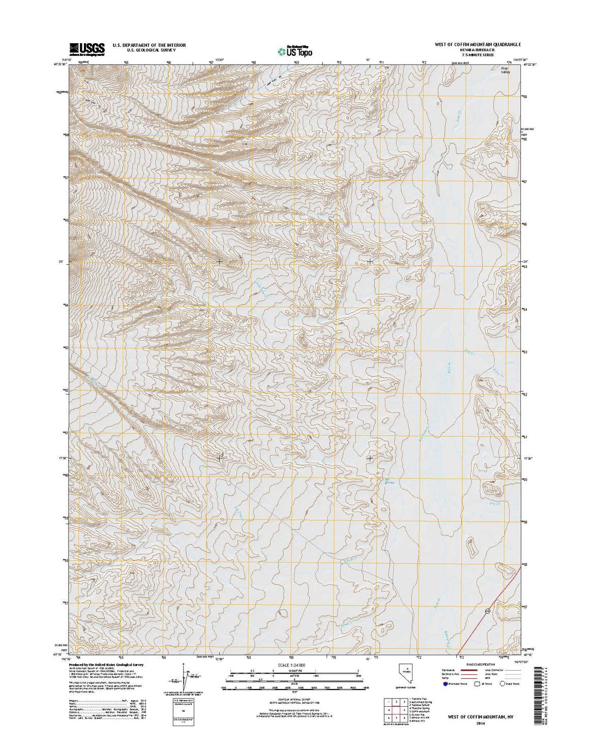 West of Coffin Mountain, NV