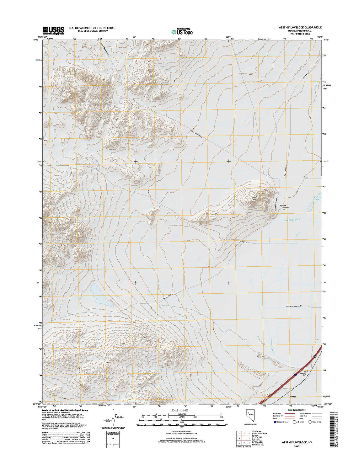 West of Lovelock, NV