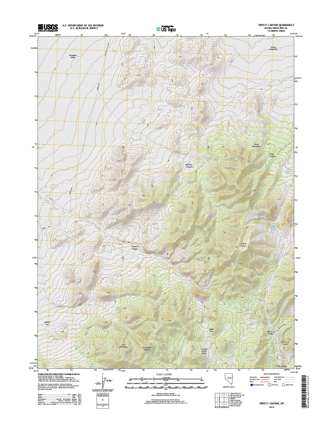 Tippett Canyon, NV