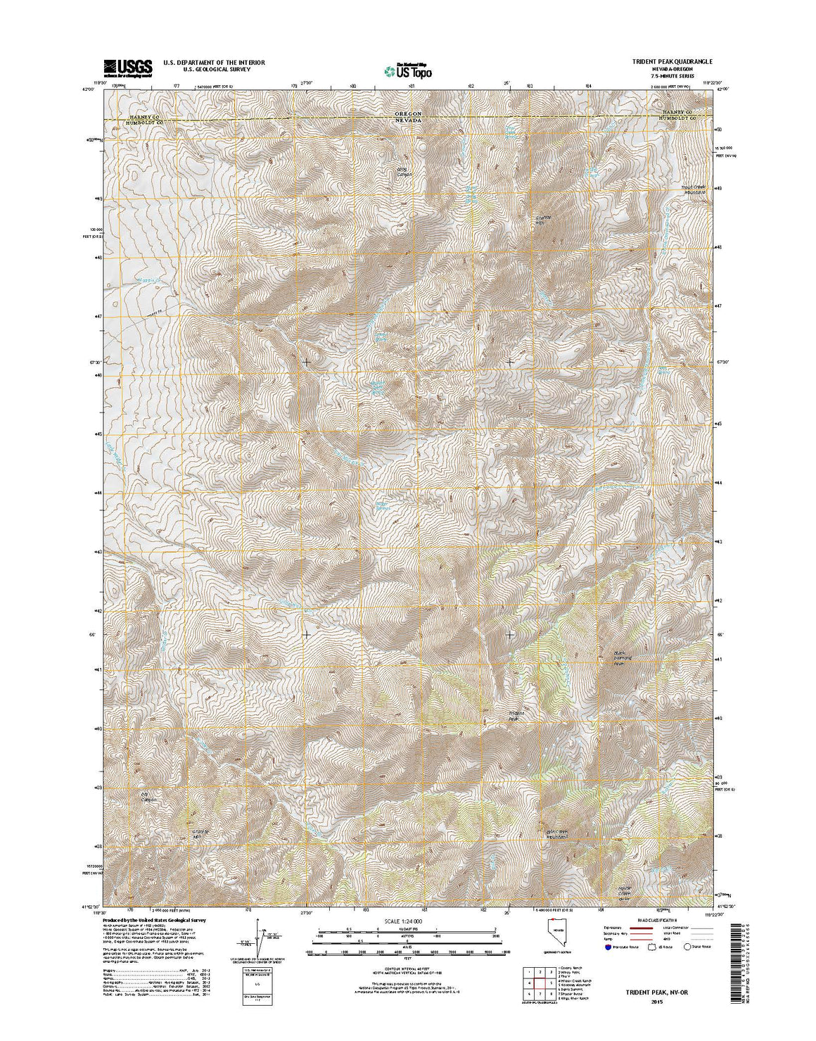 Trident Peak, NV-OR