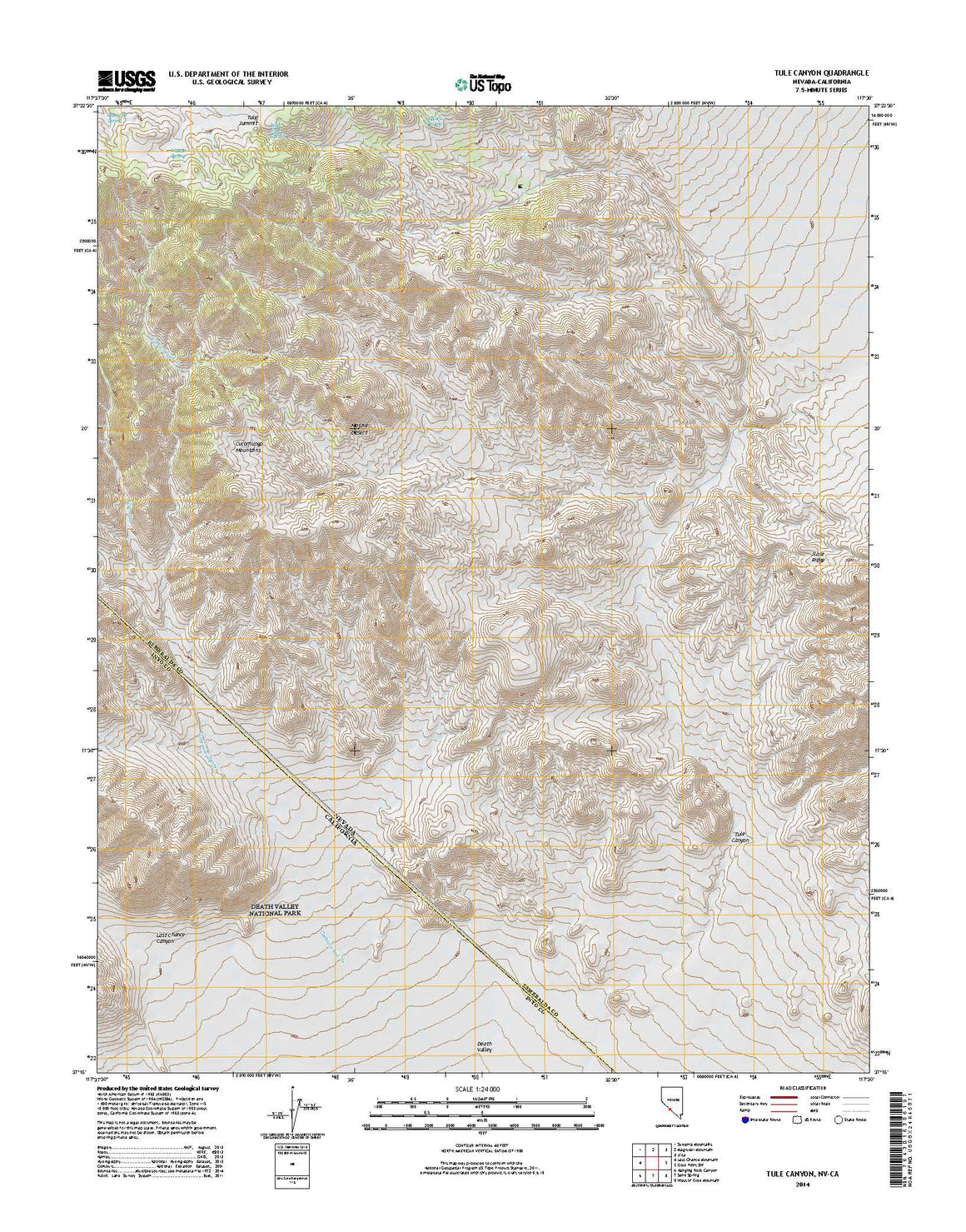 Tule Canyon, NV-CA