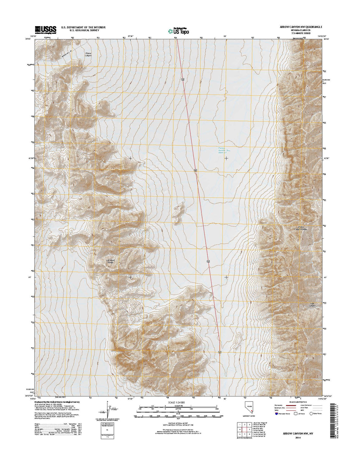 Arrow Canyon NW, NV