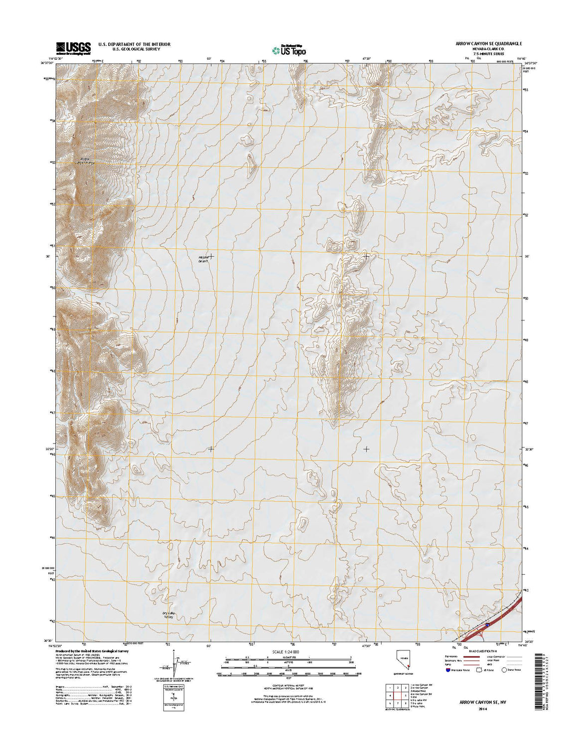 Arrow Canyon SE, NV