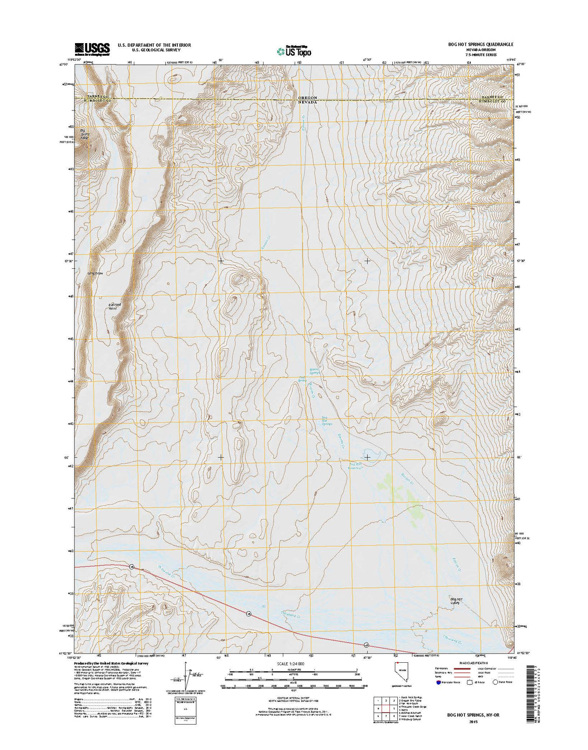 Bog Hot Springs, NV-OR