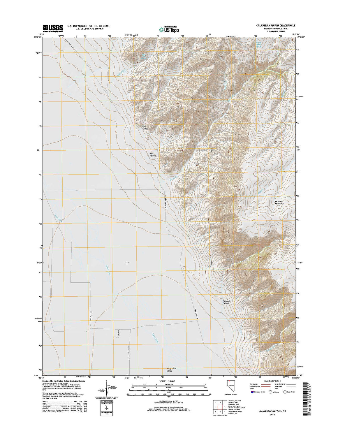 Calavera Canyon, NV