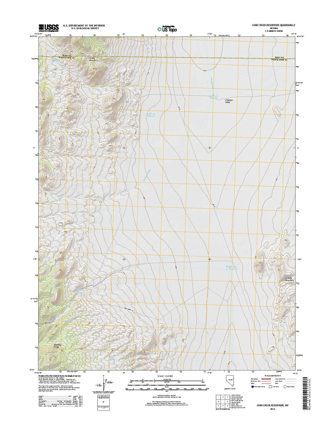 Chin Creek Reservoir, NV