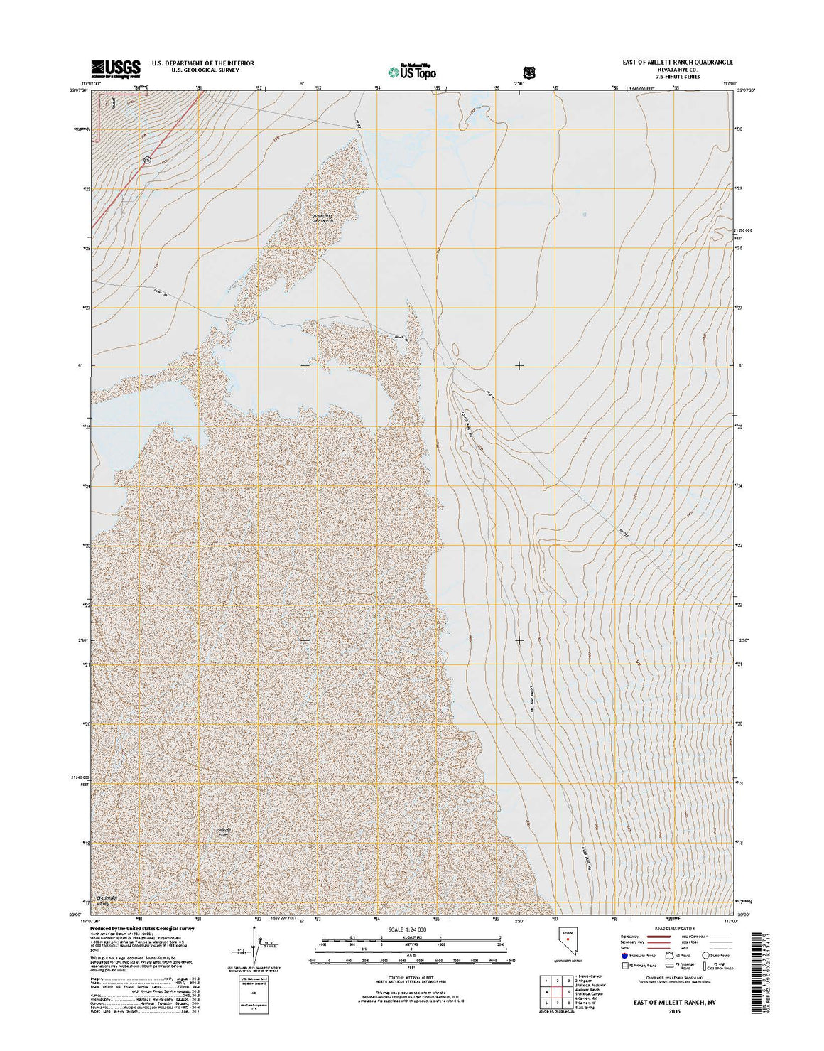 East of Millett Ranch, NV