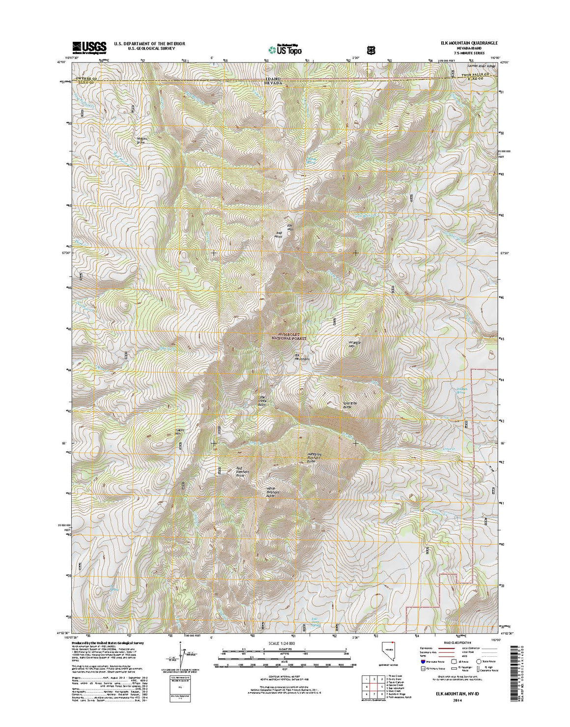 Elk Mountain, NV-ID