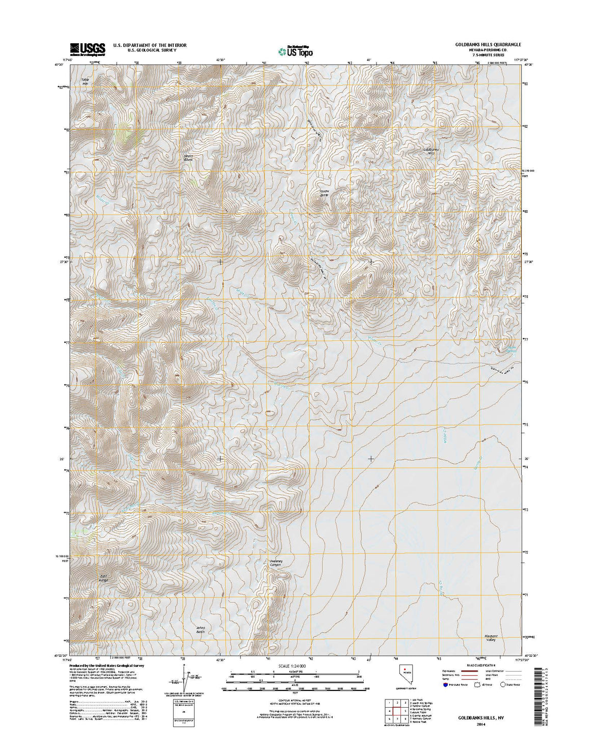 Goldbanks Hills, NV