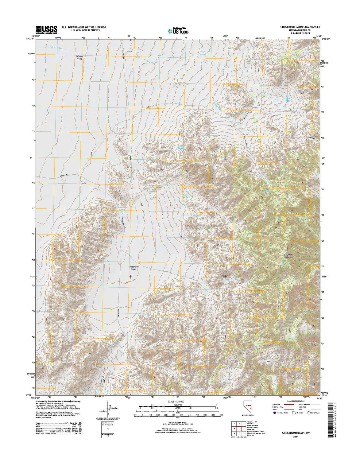 Gregerson Basin, NV