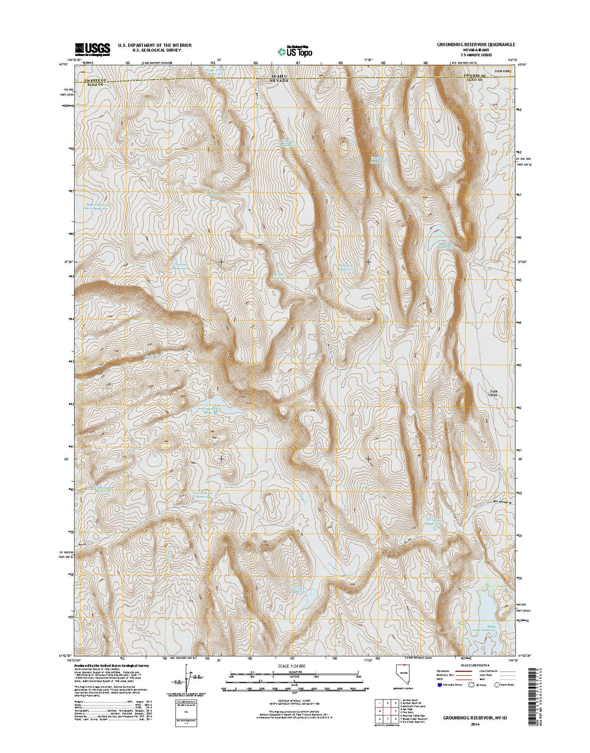 Groundhog Reservoir, NV-ID