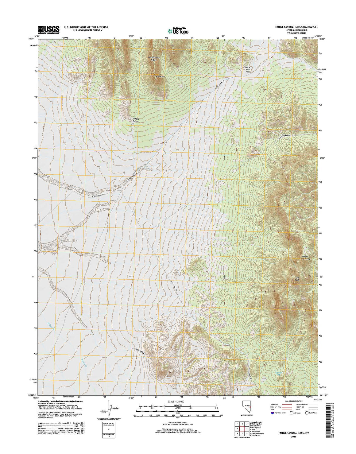 Horse Corral Pass, NV