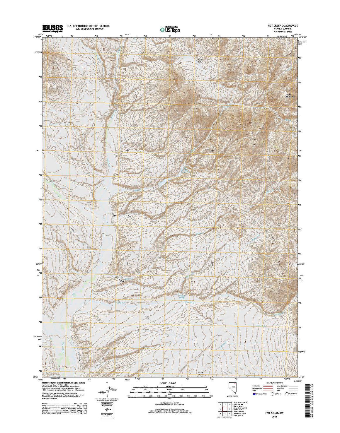 Hot Creek, NV