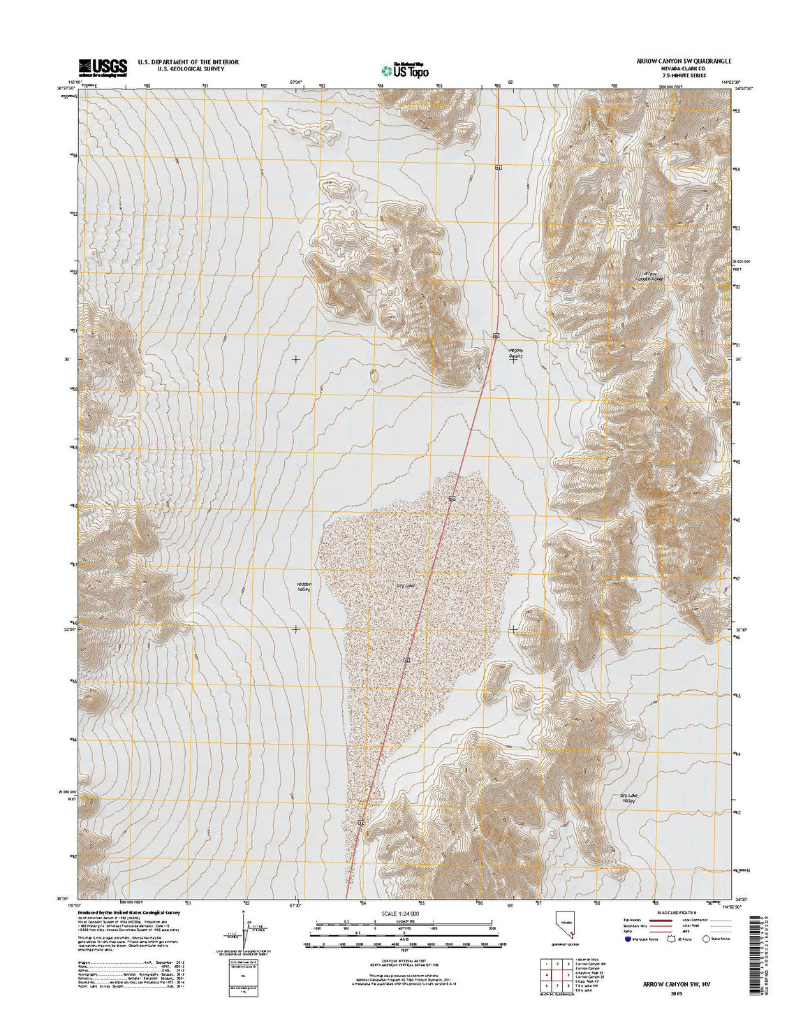 Arrow Canyon SW, NV