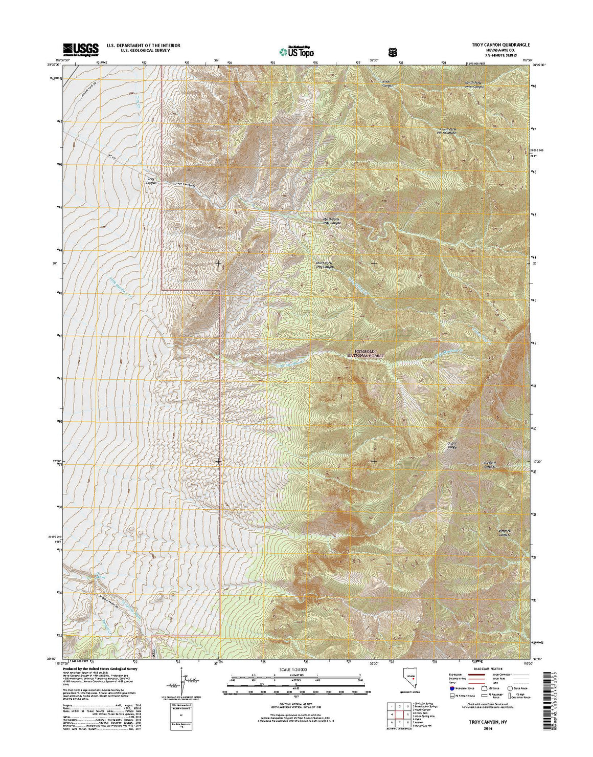 Troy Canyon, NV