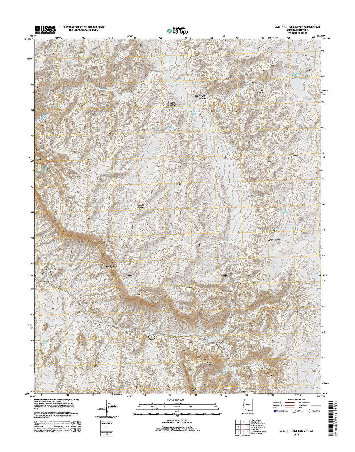 Saint George Canyon, AZ